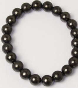 シュンガイト8mm シンプルブレスレット