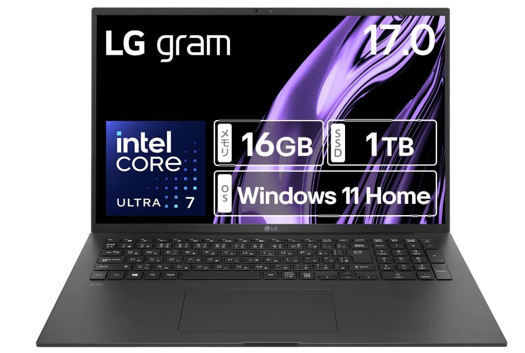 超軽量17インチ】LG gram 17Z90S-MA78J徹底レビュー｜1.35kgで後悔 