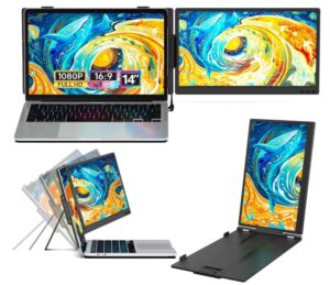 ノートパソコン用モニター 14インチ 2画面 デュアルディスプレイ