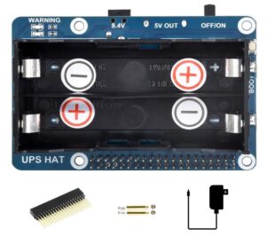 Raspberry Pi 4B用Waveshare UPS HAT