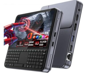 ミニpc ディスプレイ付き【Intel N150搭載】16GB DDR4+512GB SSD