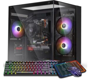 abytespark内蔵ゲーミングPCデスクトップコンピューター