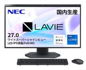 NEC LAVIE 国内生産 デスクトップパソコン 26春 LAVIE Direct A27